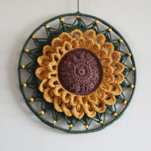 fb Funny Mandala sunflower 25 cm
