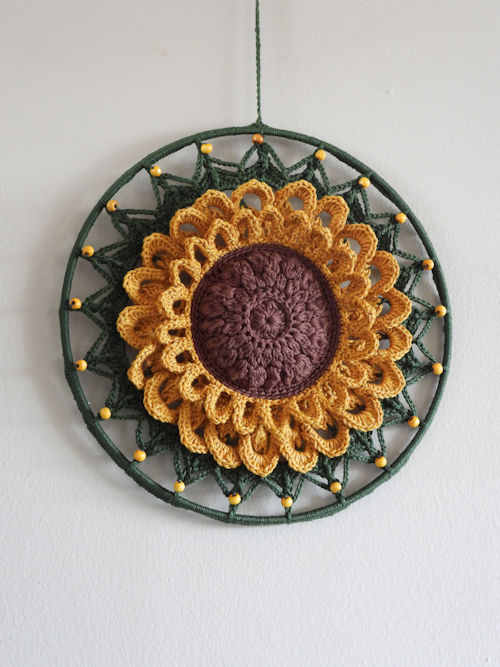 fb Funny Mandala sunflower 25 cm