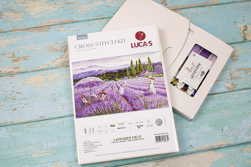 Cross-stich kit Lavender Field BU5008