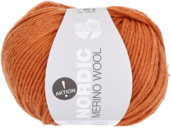 lg Nordic Merino Wool Aktion 1 oranje