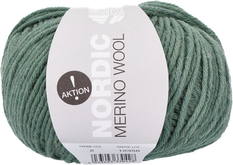 lg Nordic Merino Wool Aktion 2 grijs groen