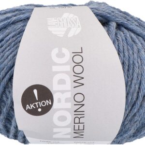 lg Nordic Merino Wool Aktion 16 grijs blauw