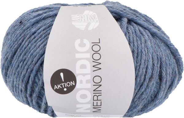lg Nordic Merino Wool Aktion 16 grijs blauw
