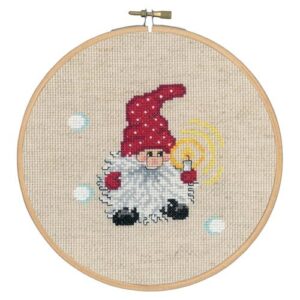 Pakket Kerst Elf met licht 13 cm -