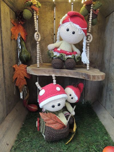 funny mushroom set