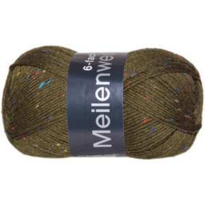 Lg meilenweit 6-fach tweed donker groen 9248