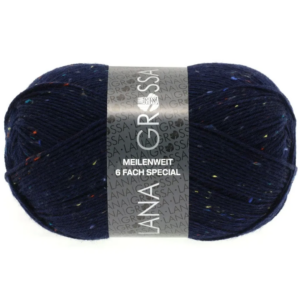 lg meilenweit 6-fach tweed nacht blauw gemêleerd 8816