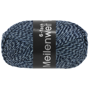 Lg meilenweit 6-fach mouline blauw 8503