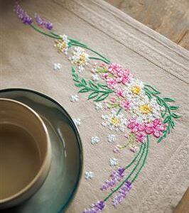 Loper kit lentebloemen