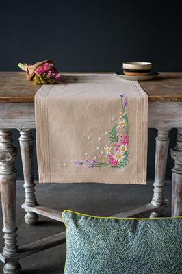 Loper kit lentebloemen