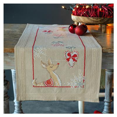 Loper kit rendieren in kerstsfeer