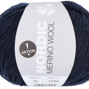 lg Nordic Merino Wool Aktion 13 nachtblauw