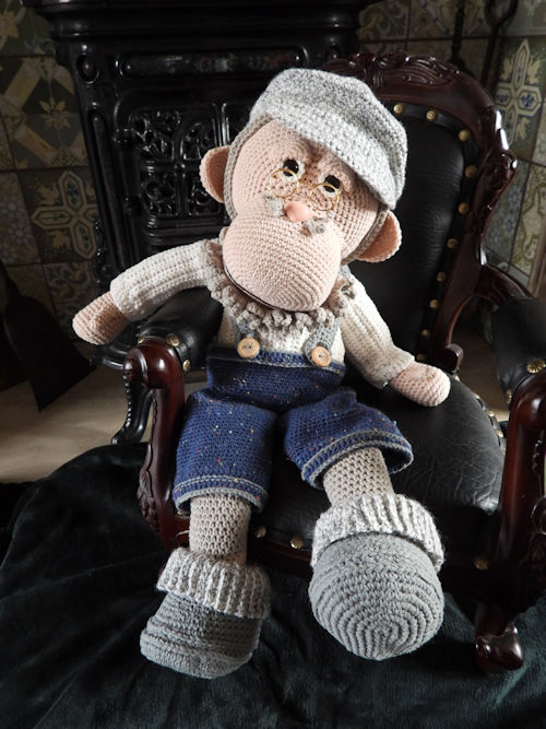 xxl funny kledingset Vintage Grandpa