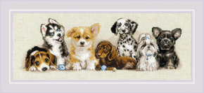 CROSS-STITCH PUPPIES