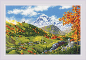 Riolis Mountain Village 60 op 40 cm