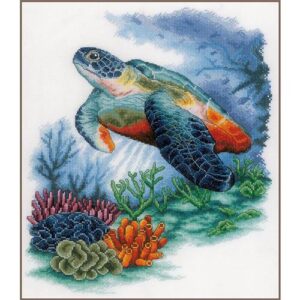Kruissteekpakket Zeeschildpad