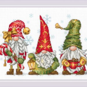 Kruissteekpakket Jolly Gnomes