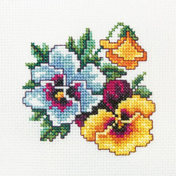Kruissteekpakket Pansy