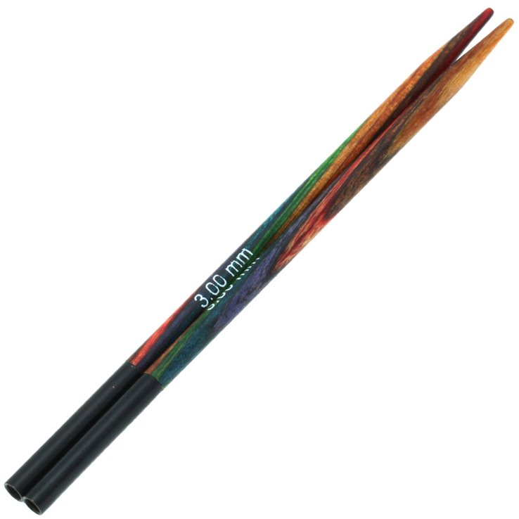 Naald punten Vario design hout Multicolor dikte 3,0 kort
