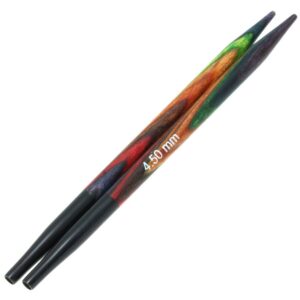 Naald punten Vario design hout Multicolor dikte 4,5 mm kort
