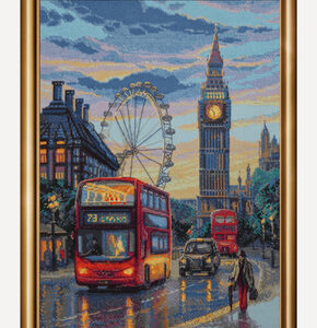Kruissteekpakket Rainy London