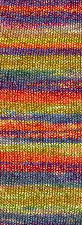 Lg Gianna 002 blauw/oranje/geel/grijs/groen