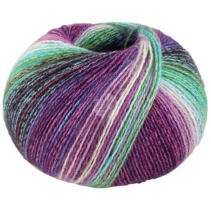 Lg Gianna 008 turkoois/groen/rood violet/blauw violet/rosé/wit