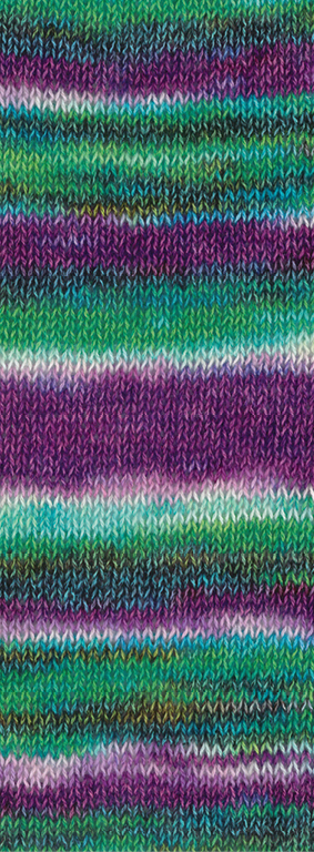 Lg Gianna 008 turkoois/groen/rood violet/blauw violet/rosé/wit