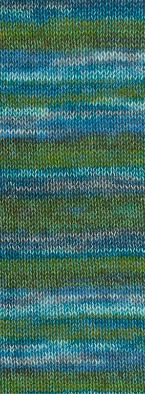 Lg Gianna 005 donker blauw/donker groen/turkoois/munt/geelgroen