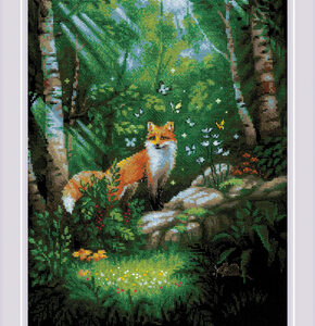 Kruissteekpakket Fox in the forest