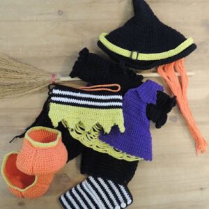 xxl funny bunny kledingset witch carry haakpakket