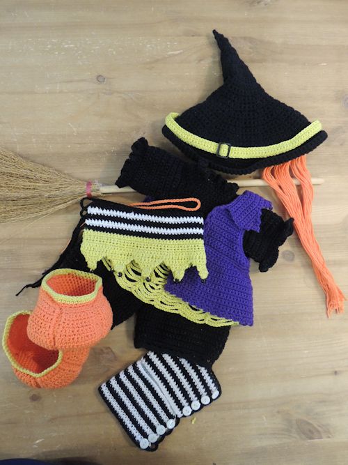 xxl funny bunny kledingset witch carry haakpakket