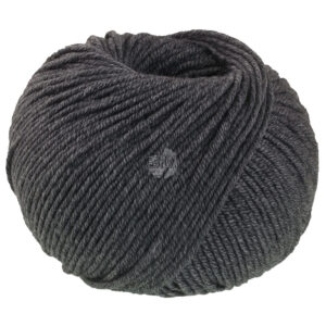 Lana Grossa Merino Soft 010 donker grijs