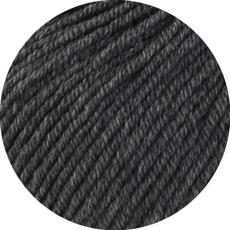 Lana Grossa Merino Soft 010 donker grijs