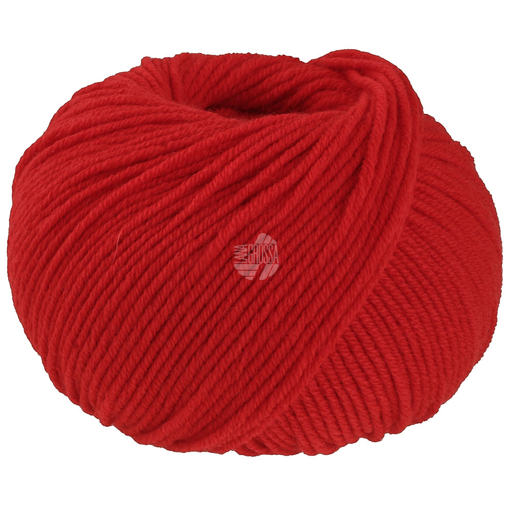 Lana Grossa Merino Soft 011 briljant rood