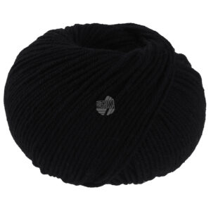 Lana Grossa Merino Soft 020 zwart