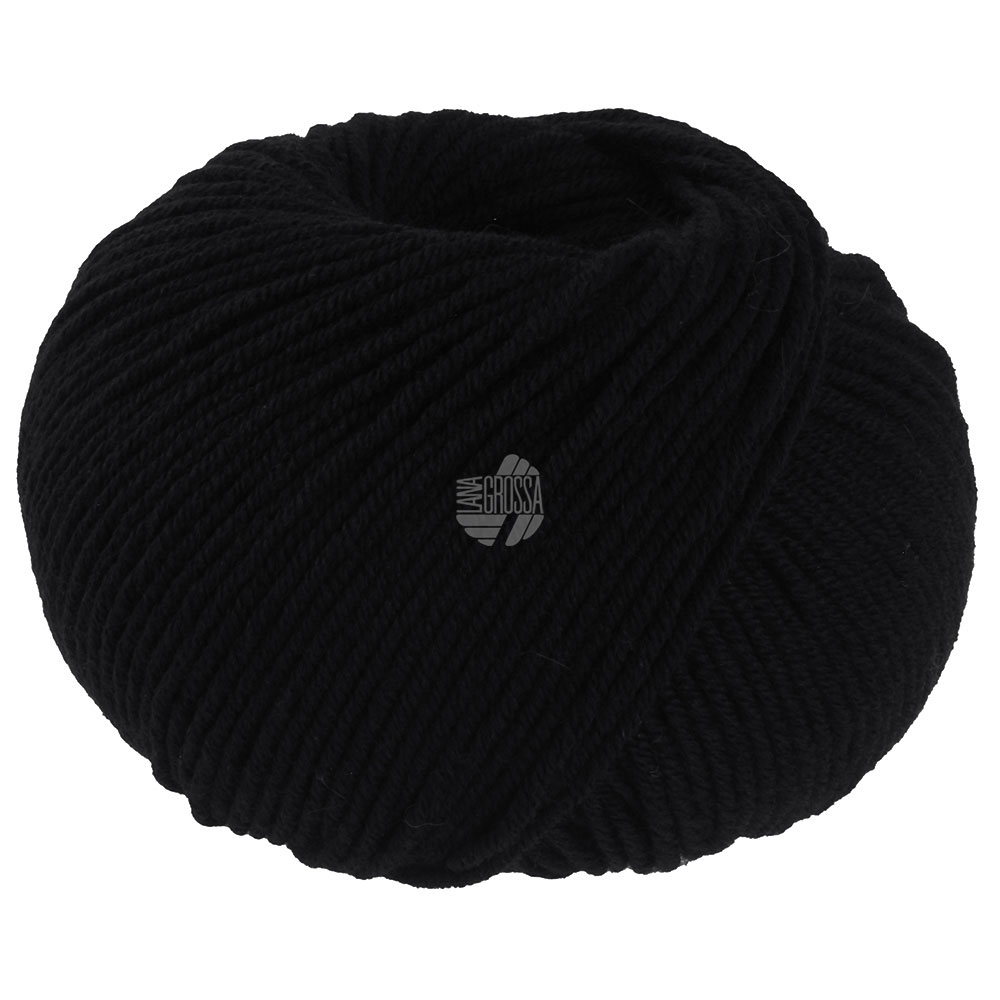 Lana Grossa Merino Soft 020 zwart