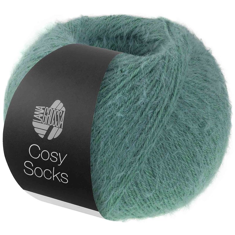 Lana Grossa Cosy Socks Salie Groen