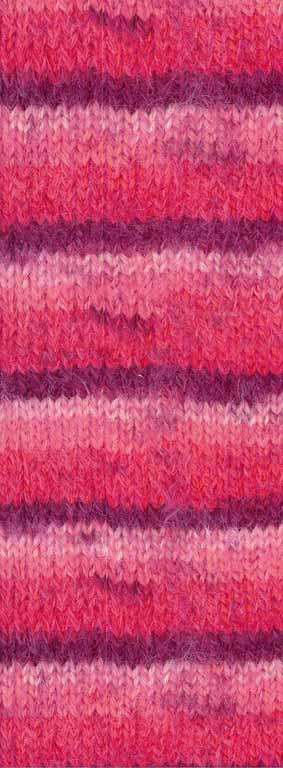 Lana Grossa Cosy Socks Soft Stripes 105 rood