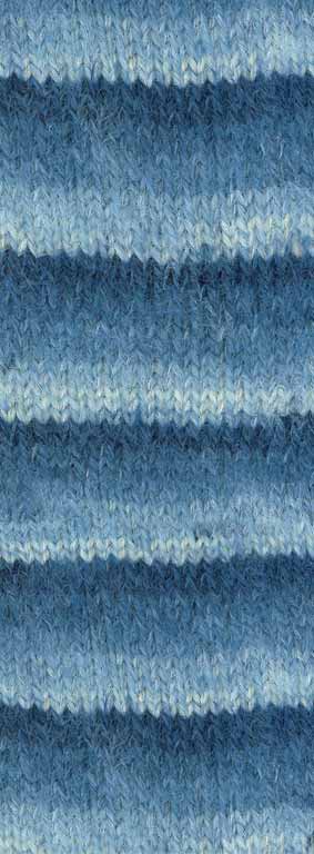 Lana Grossa Cosy Socks Soft Stripes 106 blauw