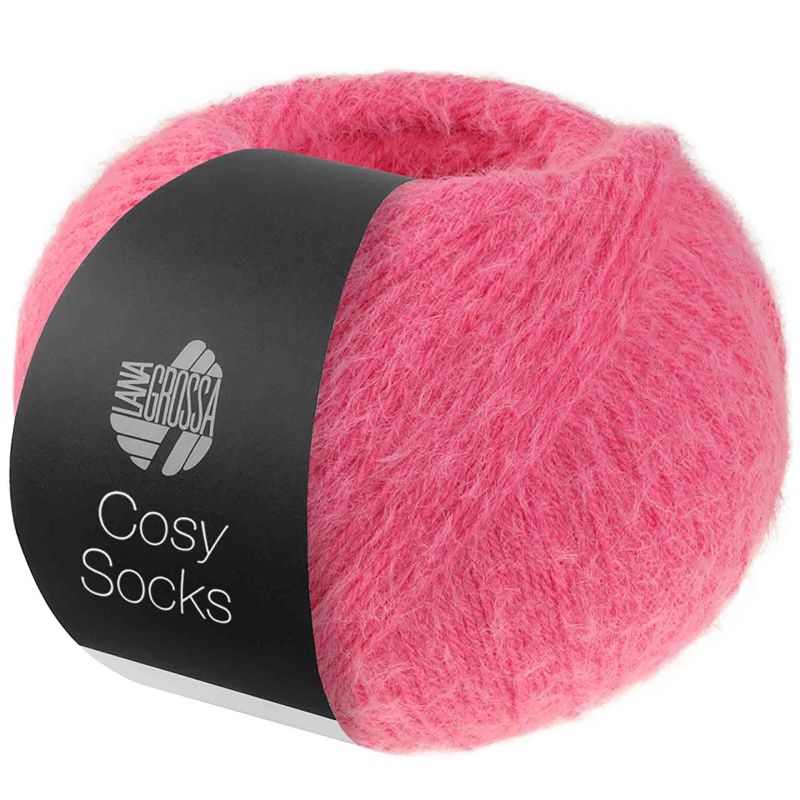 Lana Grossa Cosy Socks felroze