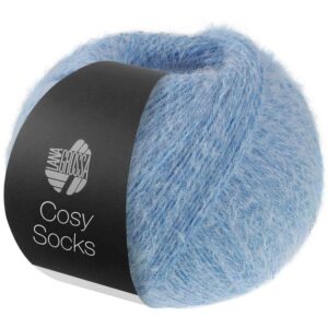 Lana Grossa Cosy Socks licht blauw
