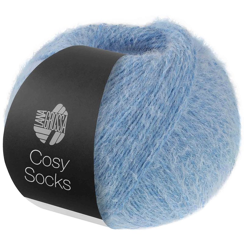 Lana Grossa Cosy Socks licht blauw