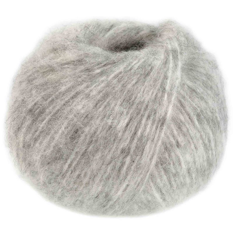 lana grossa alpaca air II 010 licht grijs