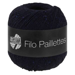 Lana Grossa Filo Pailettes 015 blauw