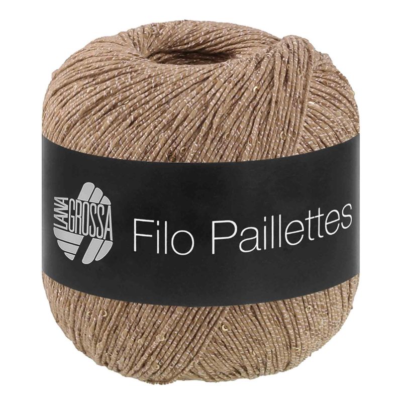 Lana Grossa Filo Pailettes 017 camel
