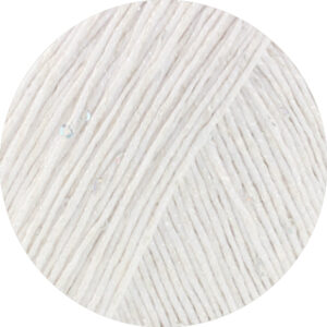 Lana Grossa Filo Pailettes 01 wit