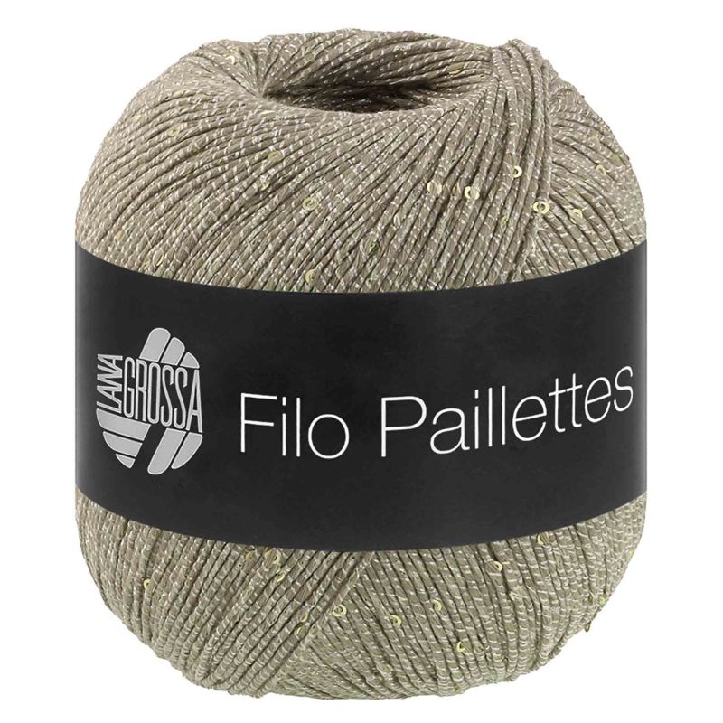 Lana Grossa Filo Pailettes 13 kaki