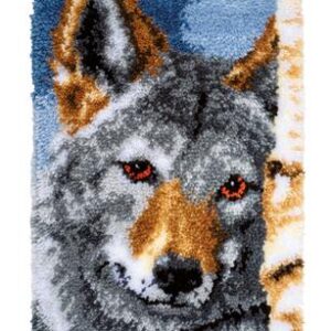 Knooptapijt kit Wolf