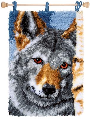 Knooptapijt kit Wolf